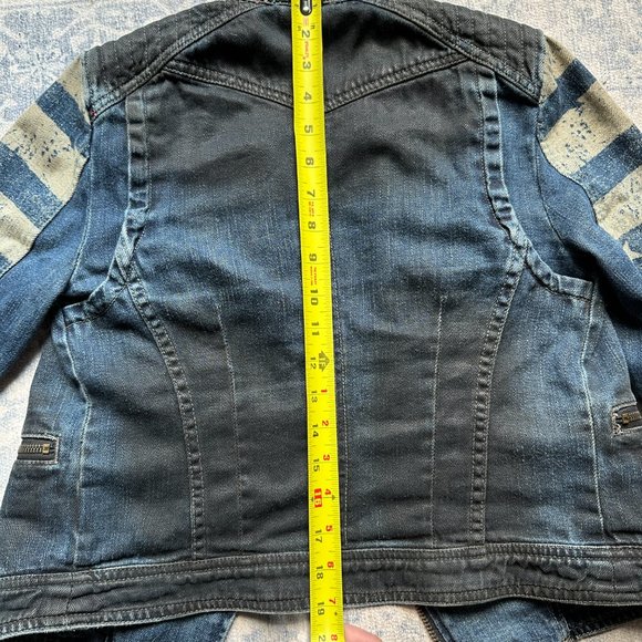 RARE Free People Americana Denim Jacket - Picture 9 of 11